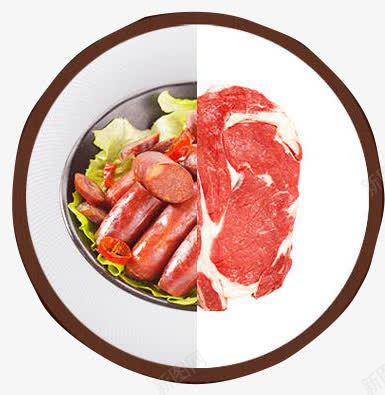 小香肠和鲜肉png免抠素材_88icon https://88icon.com 休闲食品 美味 美食 肉片 辣味小肉枣 零食 香肠 鲜肉