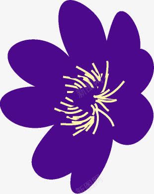 紫色花卉插画展板png免抠素材_88icon https://88icon.com 展板 插画 紫色 花卉