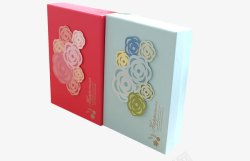 服装包装盒扁平状包装盒高清图片