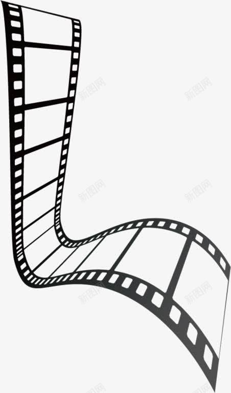 黑色胶卷装饰png免抠素材_88icon https://88icon.com 素材 胶卷 装饰 黑色