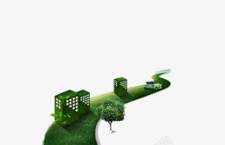 绿色理想概念家园素材