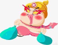 聚划算布袋卡通抢装饰png免抠素材_88icon https://88icon.com 划算 卡通 布袋 装饰