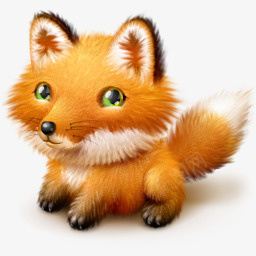 可爱小狐狸图标图标