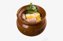 排骨汤锅陶瓷煲锅炖排骨高清图片