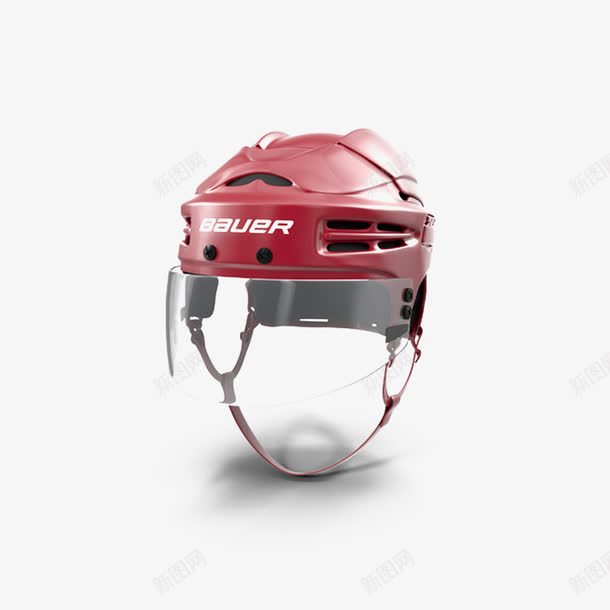 BauerHockey红头盔png免抠素材_88icon https://88icon.com BauerHockey 头盔 红色 骑行