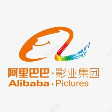 彩色LOGO彩色阿里影业logo图标图标