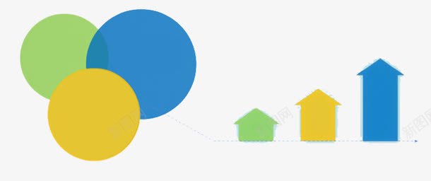 彩色上升箭头矢量图eps免抠素材_88icon https://88icon.com PPT 信息 免抠png素材 彩色 箭头 矢量图