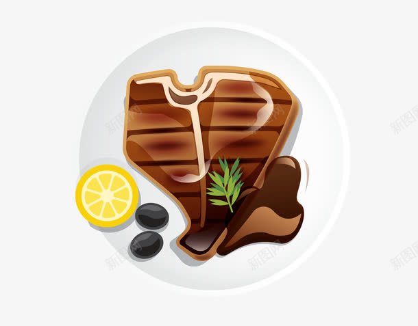 卡通精美盘子烤肉矢量图ai免抠素材_88icon https://88icon.com 卡通 烤肉 盘子 精美 矢量图