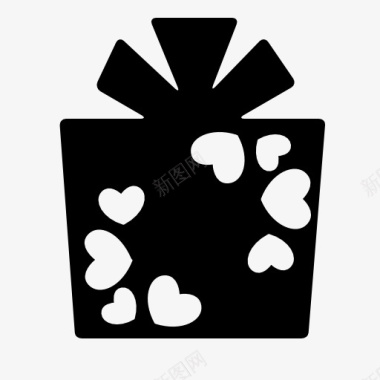 结婚礼物婚礼小礼盒图标图标