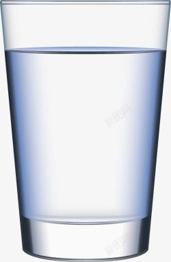 银灰色玻璃水杯素材