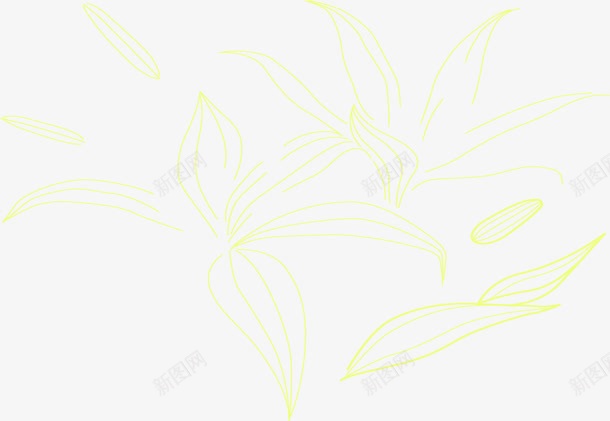 黄色朦胧抽象花朵png免抠素材_88icon https://88icon.com 抽象 朦胧 花朵 黄色