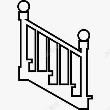 楼梯楼梯侧面图标图标