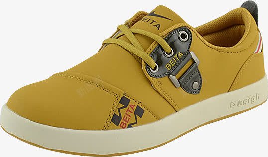 黄色舒适男鞋运动鞋png免抠素材_88icon https://88icon.com 舒适 运动鞋 黄色