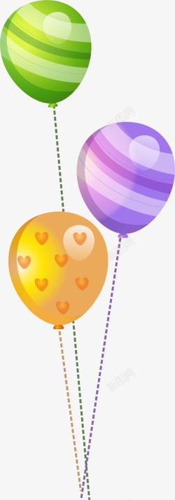 卡通气球矢量图素材
