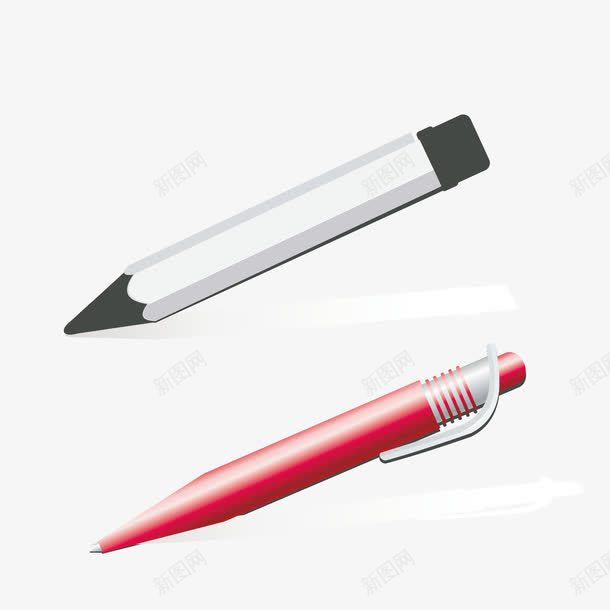 圆珠笔铅笔png免抠素材_88icon https://88icon.com 图案 圆珠笔 铅笔