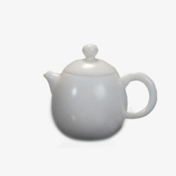 德臻德化白瓷茶具龙蛋壶素材