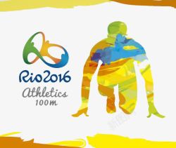 里约奥运会背景花纹素材