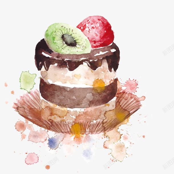 下午茶蛋糕png免抠素材_88icon https://88icon.com 下午茶 彩绘 手绘 植物 水果 蛋糕 食物
