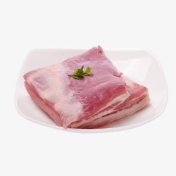 带皮五花肉素材
