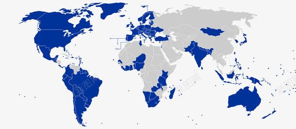 蓝灰色世界地图索引png免抠素材_88icon https://88icon.com 世界地图 无字 简约 蓝灰