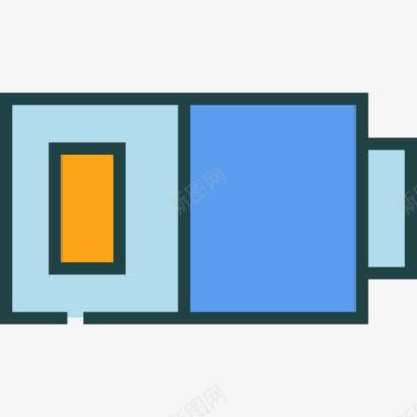 正负极电池电池图标图标