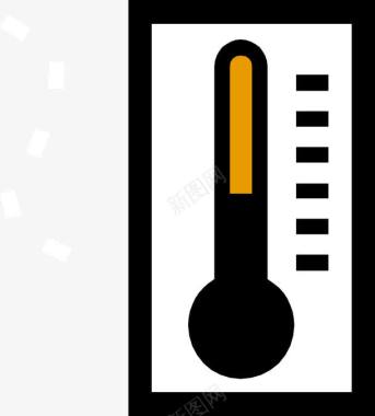 png温度计图标矢量图图标
