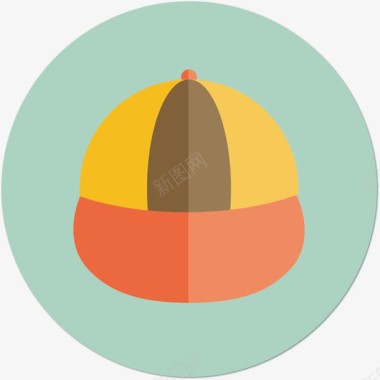 鸭舌帽图标图标
