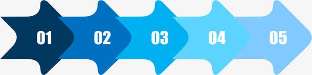 蓝色三角箭头png免抠素材_88icon https://88icon.com 三角 商务素材 图表 边框