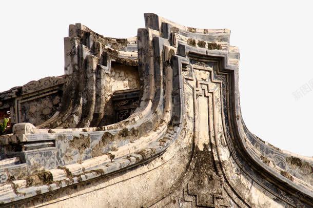 中国传统民居案png免抠素材_88icon https://88icon.com 中国传统民居 复古 层次 屋顶角落