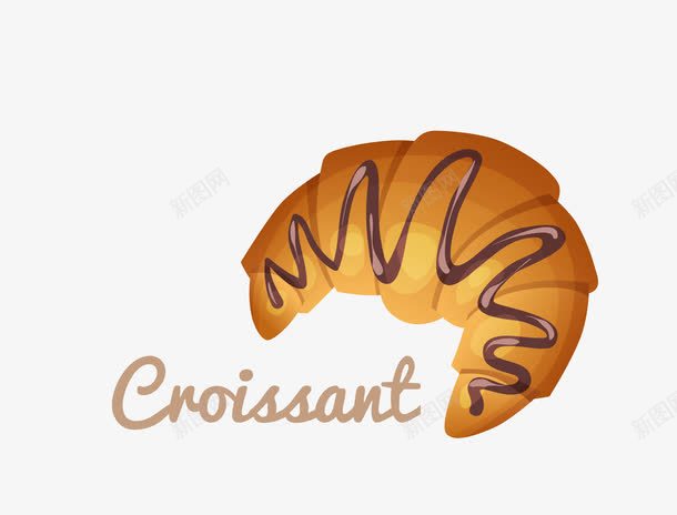 牛角面包png免抠素材_88icon https://88icon.com croissant 牛角面包 羊角面包