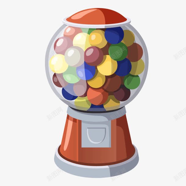 红色儿童玩具糖豆png免抠素材_88icon https://88icon.com 儿童 玩具 糖豆 红色