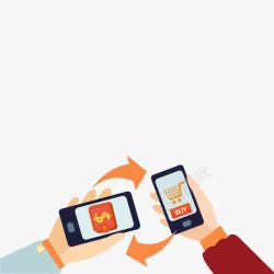 手拿手机素材