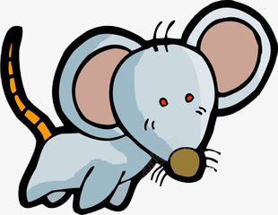 卡通老鼠png免抠素材_88icon https://88icon.com 动物 卡通 可爱 老鼠 蓝色