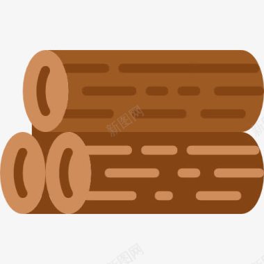 木篱笆日志图标图标
