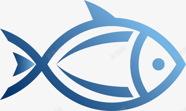png鱼鱼标矢量图图标图标