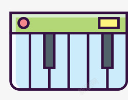 按键音阶玩具素材