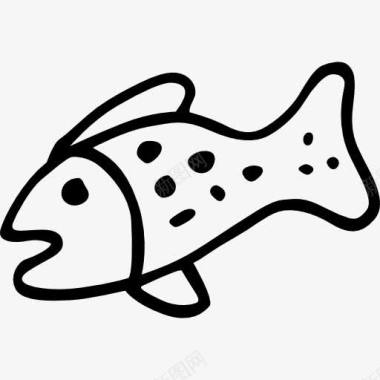 肉食动物鱼图标图标