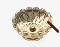 欧式玻璃双层果盘欧式果盆干果盘烟灰缸高清图片