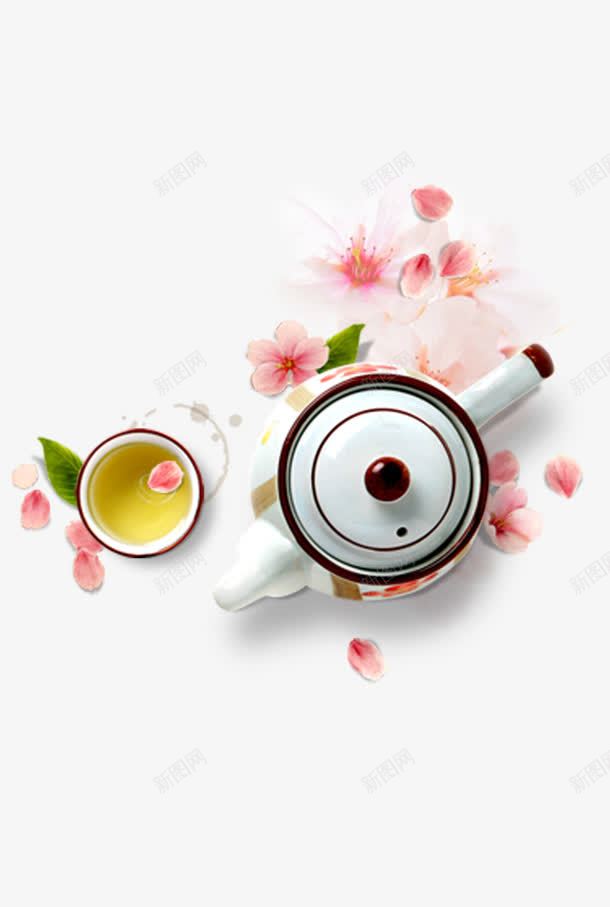 茶壶茶杯png免抠素材_88icon https://88icon.com 喝茶 花 花卉 茶壶 茶杯