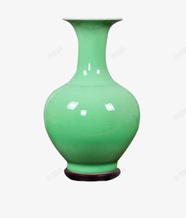 绿色仿古花瓶png免抠素材_88icon https://88icon.com 绿色花瓶 花瓶