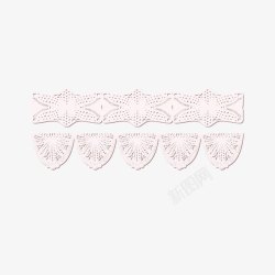 粉色蕾丝花边素材