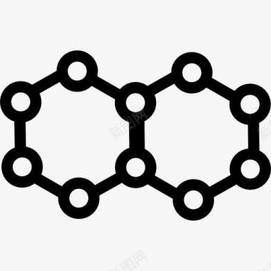 分子六边形图标图标