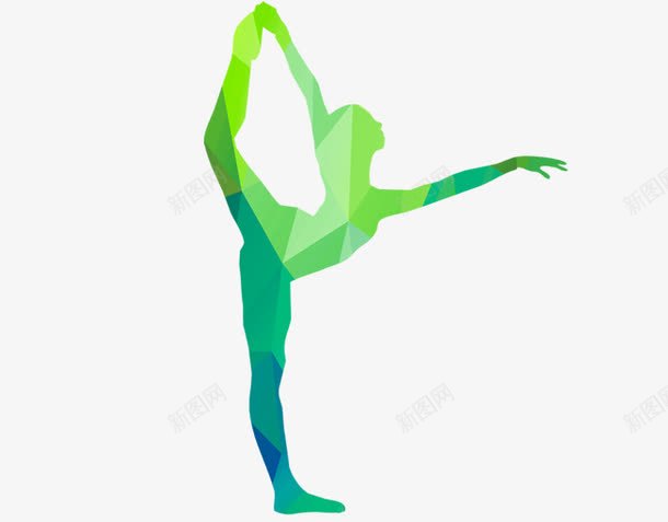 跳体操的人png免抠素材_88icon https://88icon.com 人物 健康 几何 创意人物 运动 运动的人