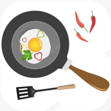 抖音火山手机APP图标手机烹饪大全美食佳饮app图标图标