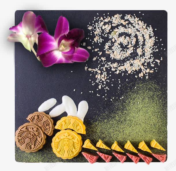 方盘子里的月饼花式摆盘png免抠素材_88icon https://88icon.com 中秋 各种方盘子 摆盘花 方形 月饼 杨兰花 盘子里 花式摆盘
