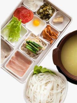 丰富的砂锅米线素材