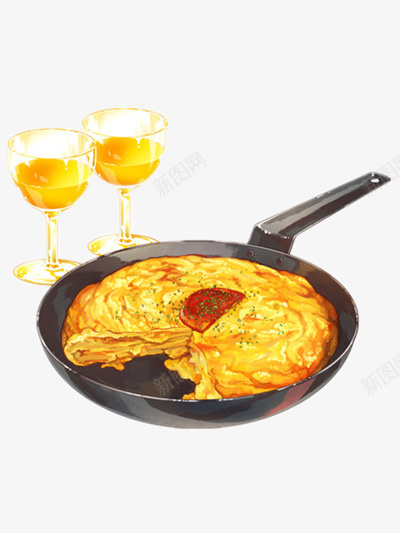煎饼png免抠素材_88icon https://88icon.com 手绘煎饼 手绘美食 食物美食