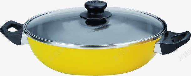黄色外形的电池炉不锈钢锅png免抠素材_88icon https://88icon.com 不锈钢 外形 电池 黄色