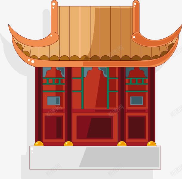 复古中国建筑png免抠素材_88icon https://88icon.com 中国宫殿 复古 素材 装饰