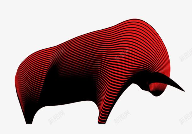 红色牛png免抠素材_88icon https://88icon.com 元素 力量 动物 春 服装 淘宝设计 牛 牛的设计 素材 红色 设计